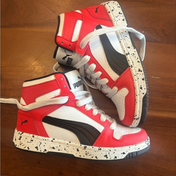 Puma Rebound LayUp Speckle Sneakers JR. - Picture 4 of 9